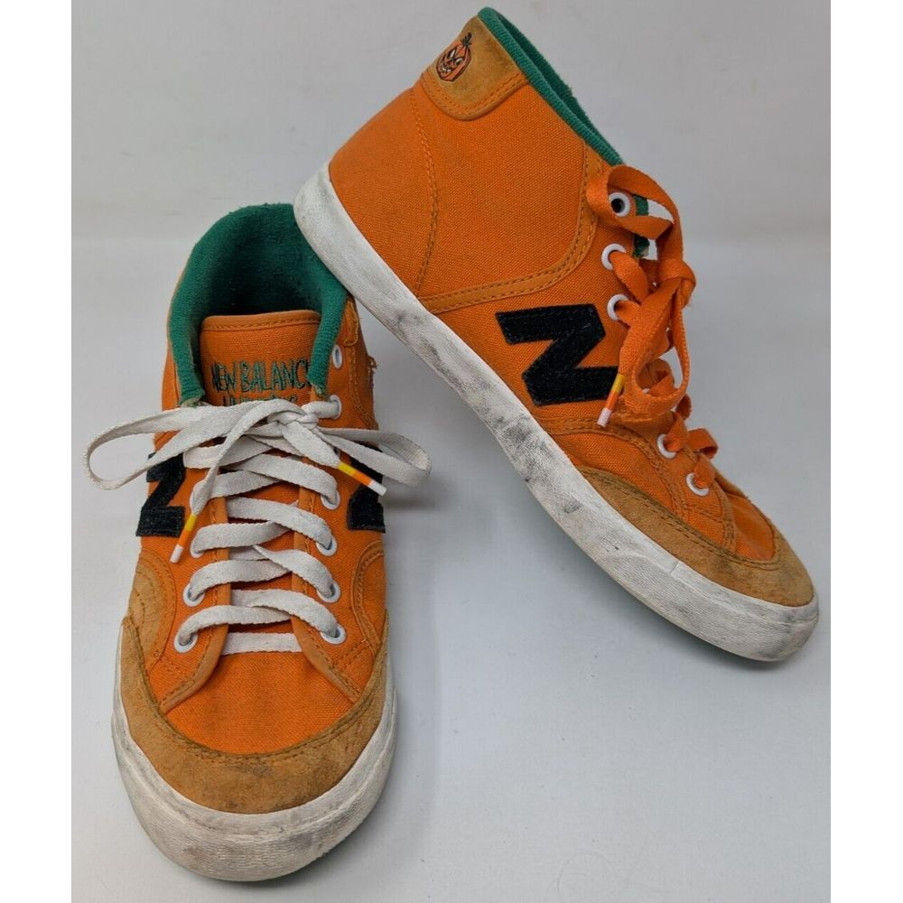 New Balance Men's Size US‎ 7 D Halloween Orange Green Pumpkin Sneakers NM213BAK